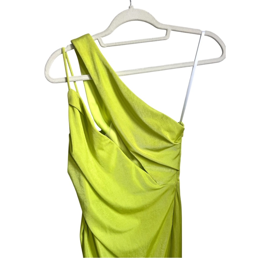 Katie May x Revolve A Cut Above Gown in Green Chartreuse Size XS - Picture 4 of 10
